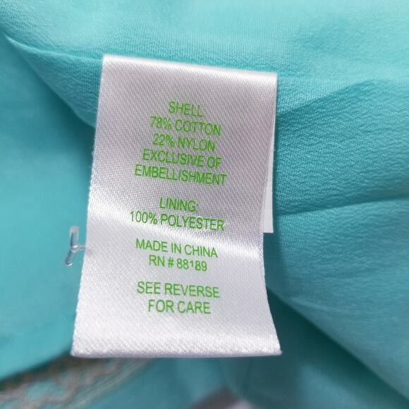 Lilly Pulitzer Beaded Jeweled Rhinestones Sheath Dress - Picture 14 of 16